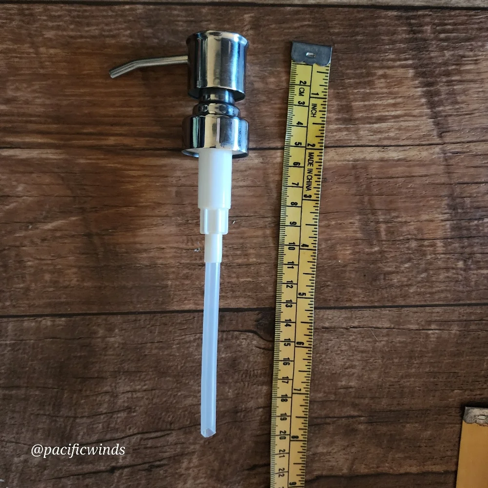 Stainless Steel Soap and Lotion Replacement Pump